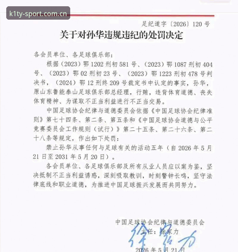 k1体育手机版 中国足协第三批禁足名单深度解析——行业整顿背后的体育生态变革